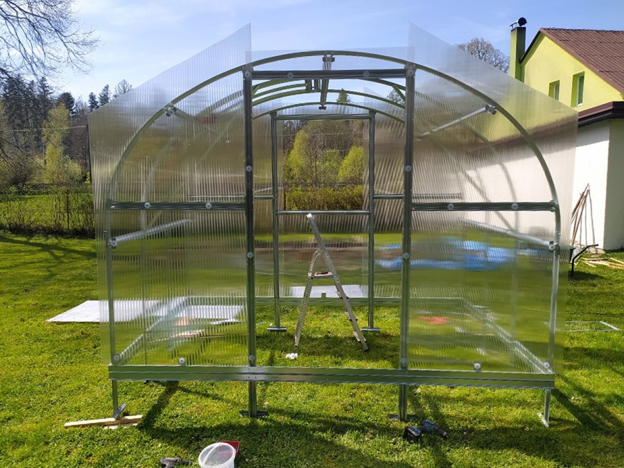 Montáže skleníků