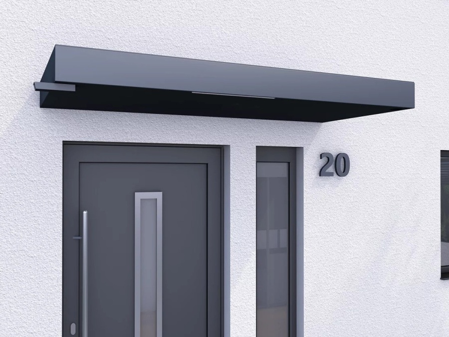 Bejárati előtető Gutta Guttavordach BS PLUS LED strip