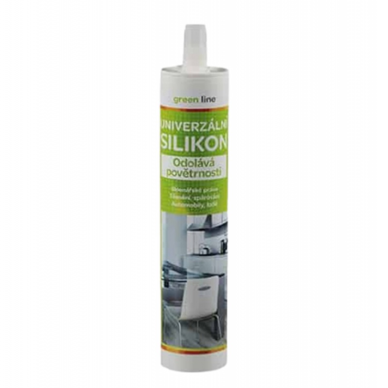 Den Braven Univerzální silikon Green line, kartuše 280 ml, transparentní