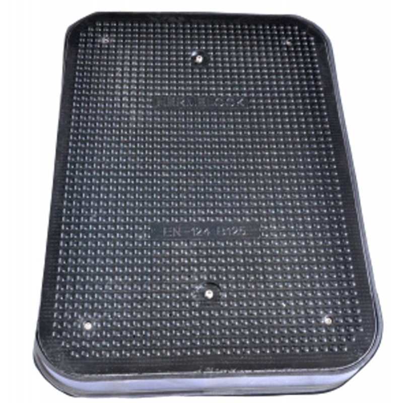 Hermelock Manhole Cover 9060 95 mm, 600 x 900 mm, B125