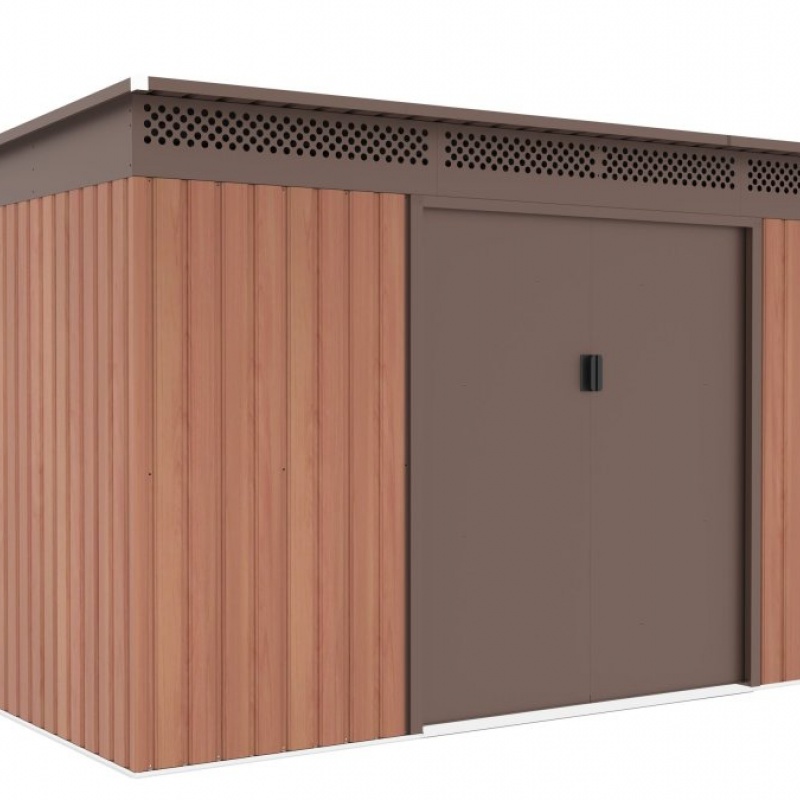 G21 Zahradní domek  GRAH 1132 - 340 x 333 cm, hnědý