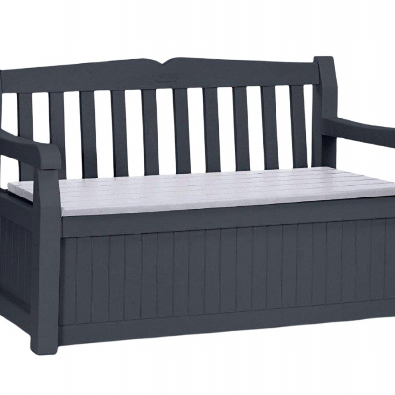 Keter Eden Garden Bench 265L šedá