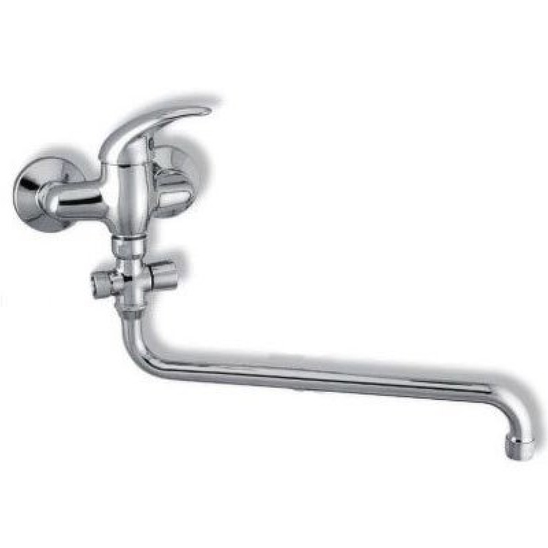 Novaservis Umyvadlová paneláková baterie Metalia 55 150 mm, chrom, nástěnná, bez příslušenství, 55071/1,0