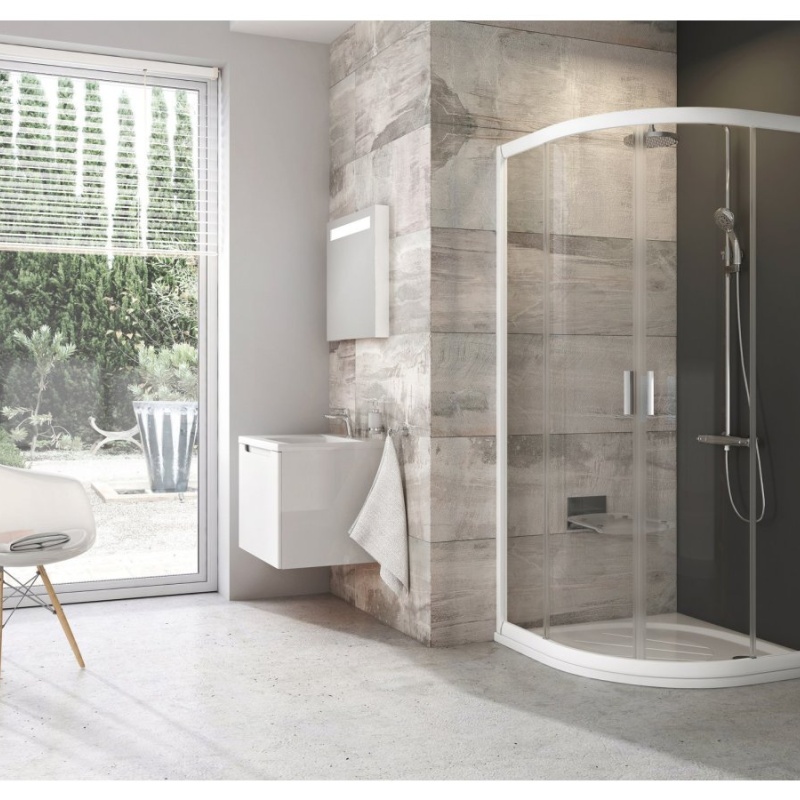 Ravak BLCP4-90x90, lesk+grape lesklý chrom
