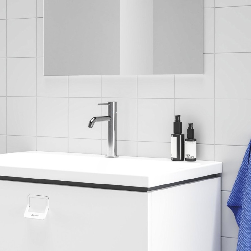 Ravak ES 012.61RGB Umyvadlová stojánková baterie BeCool 190 mm bez výpusti, Rose Gold Brushed růžovozlatá