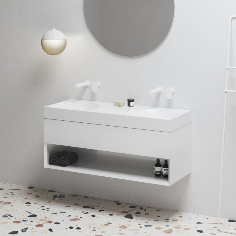 Ravak SD Lite 120 skříňka pod umyvadlo bílá bílá