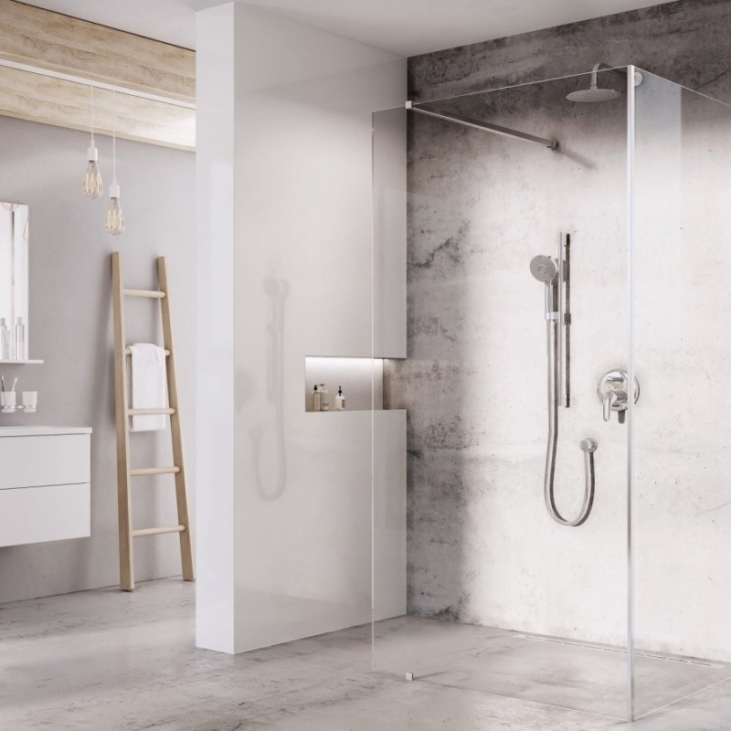Ravak Walk-In Corner Set 120x90, černá+transparent