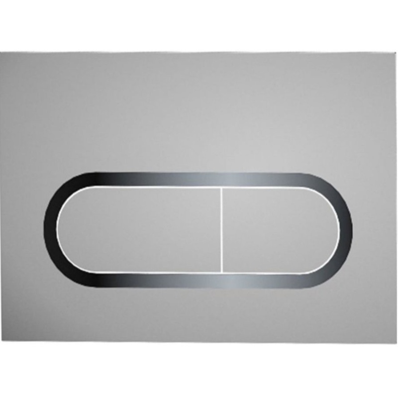 Ravak WC tlačítko Chrome, černá černá